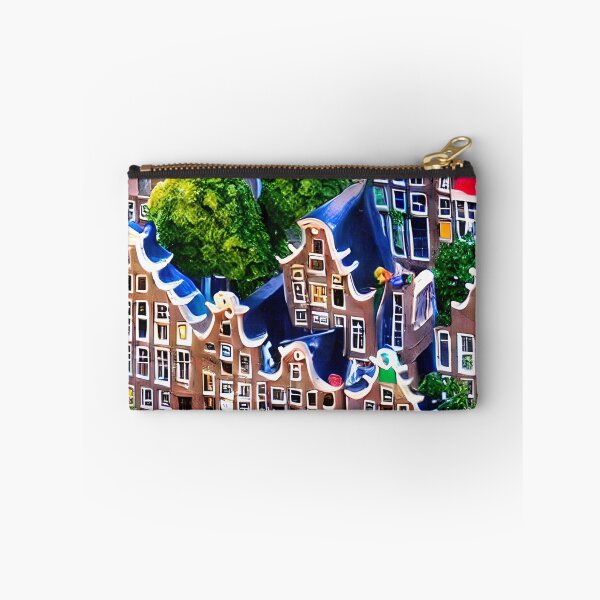 Item preview, Pretty Colorful Dutch Houses - Seamless Pattern designed and sold by Chubuter.