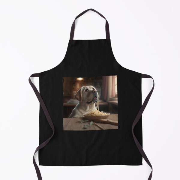 Item preview, Cute 3D labrador dog eating spaghetti designed and sold by ARTeez⭐️⭐️⭐️⭐️⭐️.