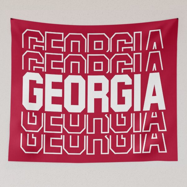 Item preview, Georgia State Repeated Text designed and sold by sweetbelle.