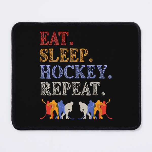 Item preview, Eat Sleep Hockey Repeat, Hockey Players designed and sold by artfulnotebook.