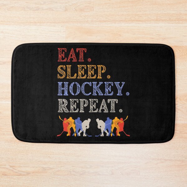 Item preview, Eat Sleep Hockey Repeat, Hockey Players designed and sold by artfulnotebook.