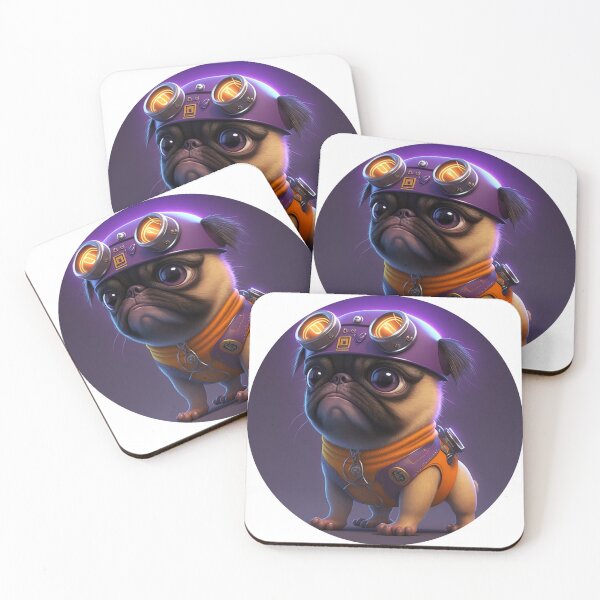 Item preview, Cute 3D astronaut french dog pug designed and sold by ARTeez⭐️⭐️⭐️⭐️⭐️.