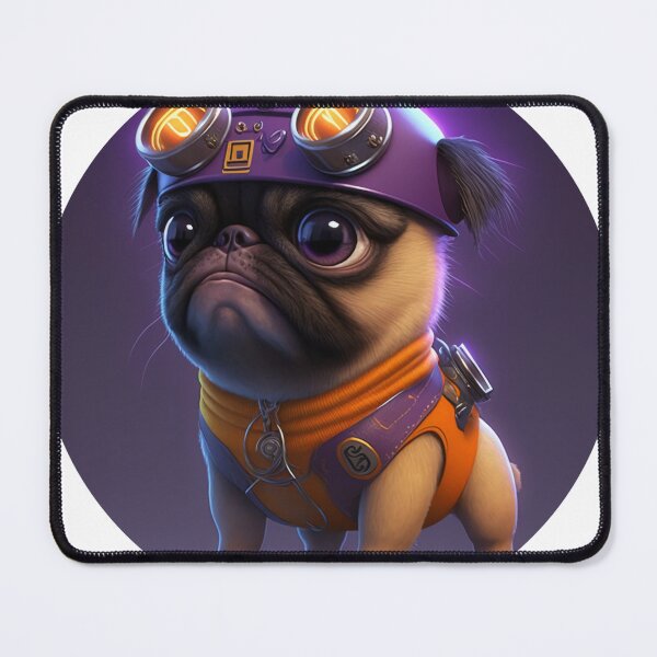 Item preview, Cute 3D astronaut french dog pug designed and sold by ARTeez⭐️⭐️⭐️⭐️⭐️.