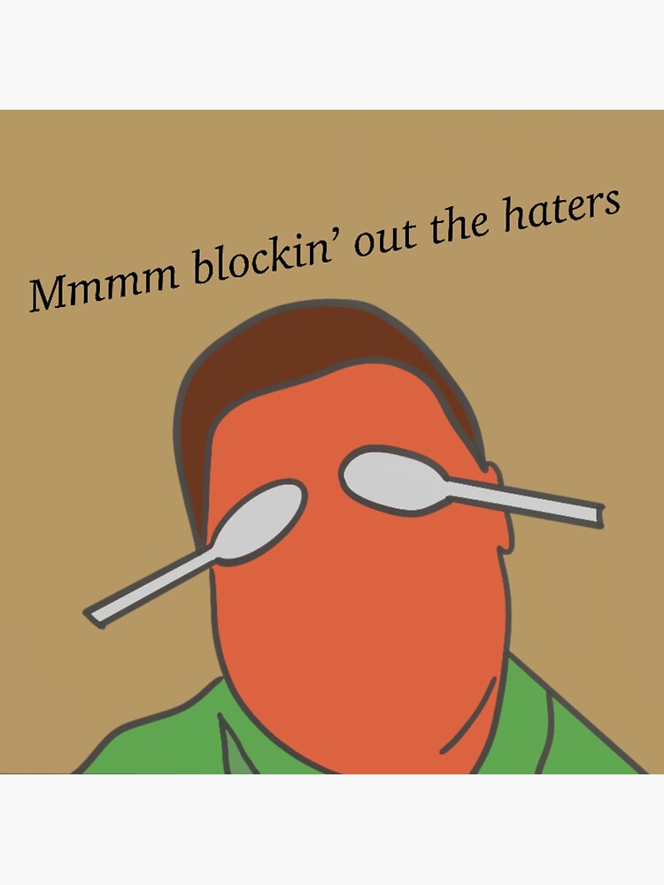 "Mm blockin’ out the haters iconic vines" Sticker for Sale by
