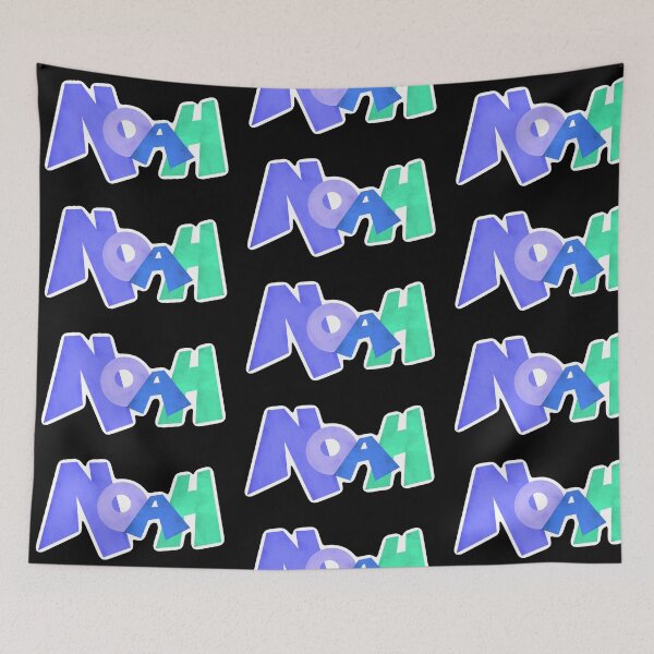 Artikelvorschau, Noah T-Shirt Noah T-Shirt blau entworfen und verkauft von LiamFitzpatrick.