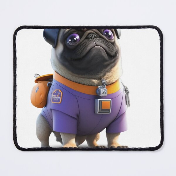 Item preview, Cute 3D astronaut french dog pug designed and sold by ARTeez⭐️⭐️⭐️⭐️⭐️.