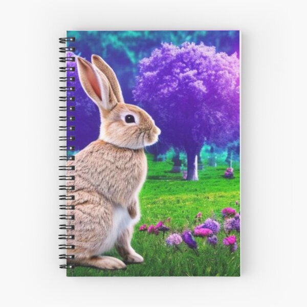 Aperçu de l'œuvre Lapin de cimetière psychédélique créée et vendue par SyphaTechno.
