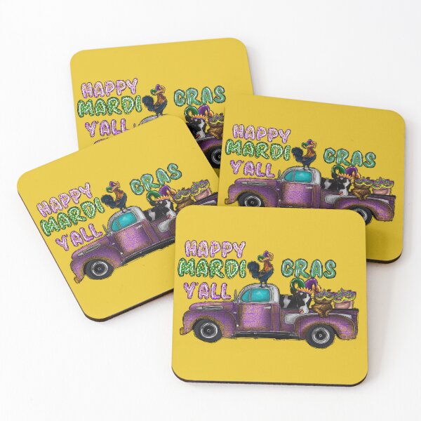 Artikelvorschau, Happy Mardi Gras Ya'll entworfen und verkauft von LeJeuneGifts.