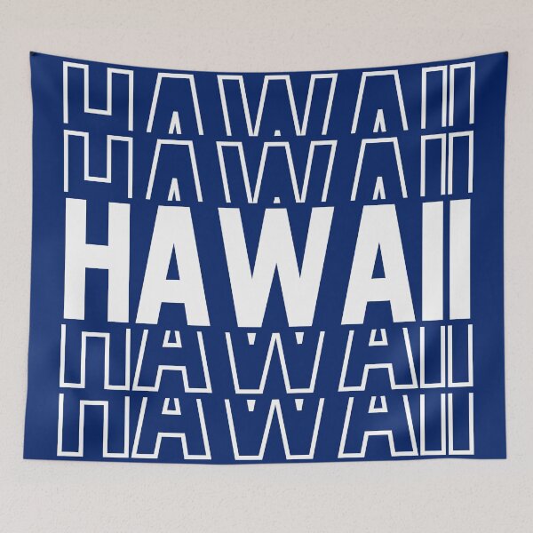 Item preview, Hawaii State Repeated Text designed and sold by sweetbelle.