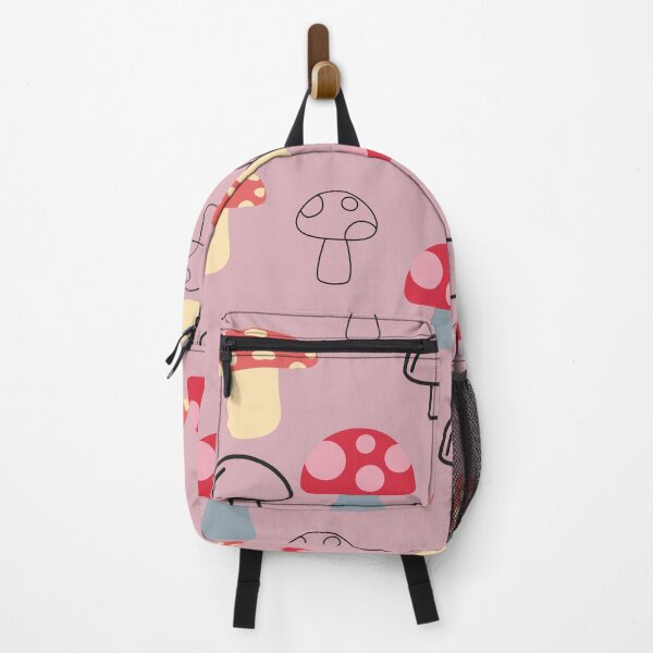 Item preview, Purple Mushroom Outline Cartoon Pattern designed and sold by Artful-Julia.
