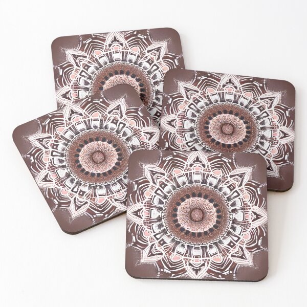 Item preview, Rose Gold Mandala Flower Artwork  designed and sold by gramizzia.