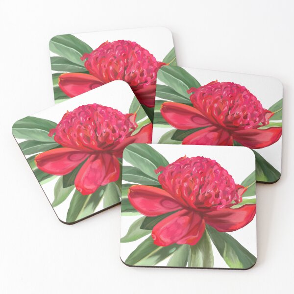 Item preview, Waratah designed and sold by LizCurrieArt.