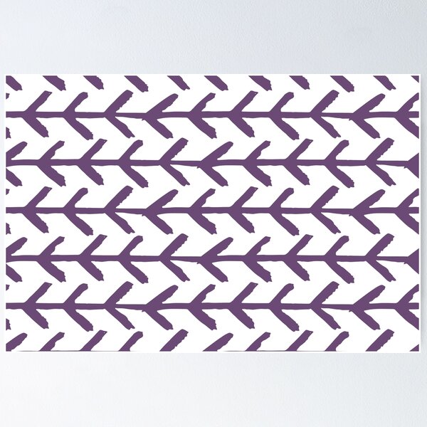 Item preview, Purple Arrows Pattern designed and sold by Peggy Collins.