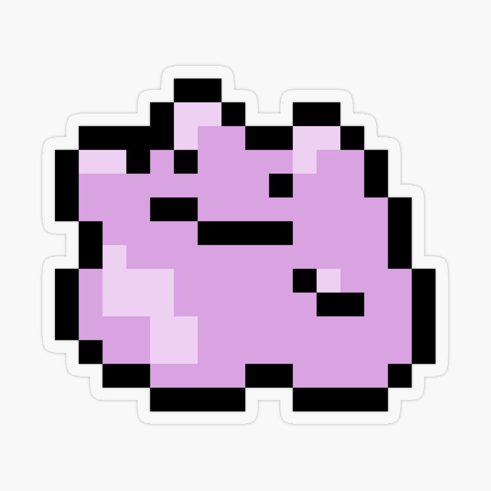 Ditto pokemon Mini Hama Bead Wall Art/ Magnet 