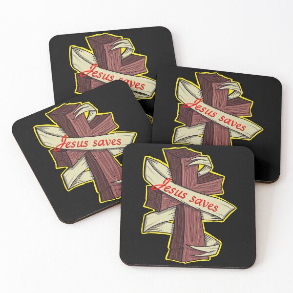 Item preview, Jesus saves cross designed and sold by Chillateez.