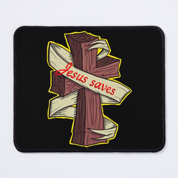 Item preview, Jesus saves cross designed and sold by Chillateez.