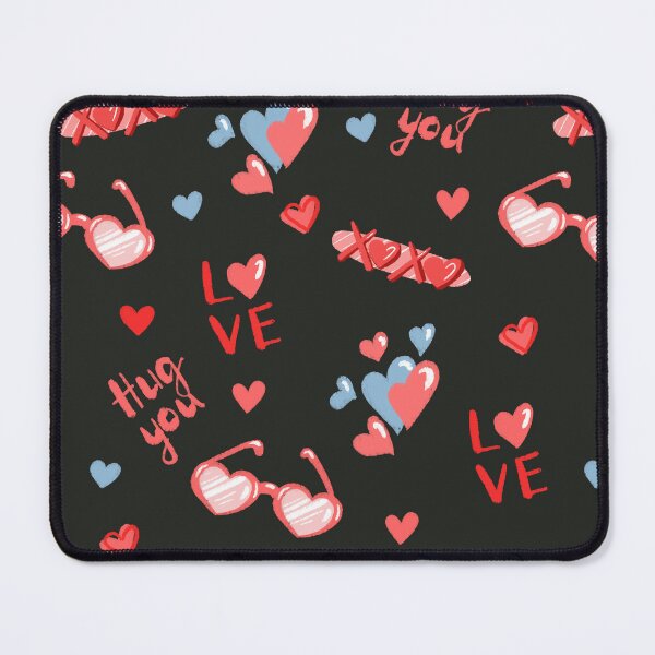 Item preview, Valentine elements seamless pattern designed and sold by pinkyfish1010.