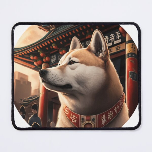 Item preview, Shuba inu dog japanese chinese town designed and sold by ARTeez⭐️⭐️⭐️⭐️⭐️.