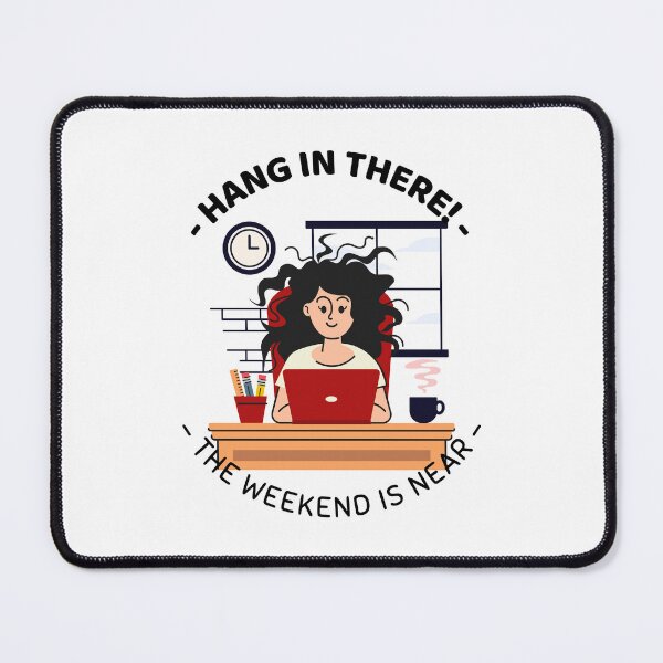 Item preview, Hang In There The Weekend is Near designed and sold by crazydotdesigns.