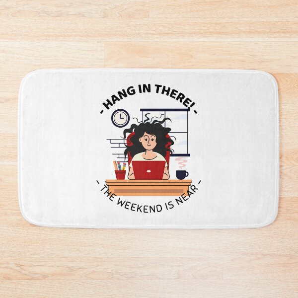 Item preview, Hang In There The Weekend is Near designed and sold by crazydotdesigns.