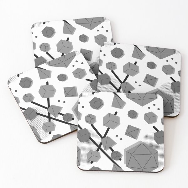 Item preview, Dice Pattern - greyscale designed and sold by ohdormouse.