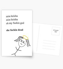 MISS KEISHA Postcards
