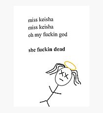 MISS KEISHA Photographic Print