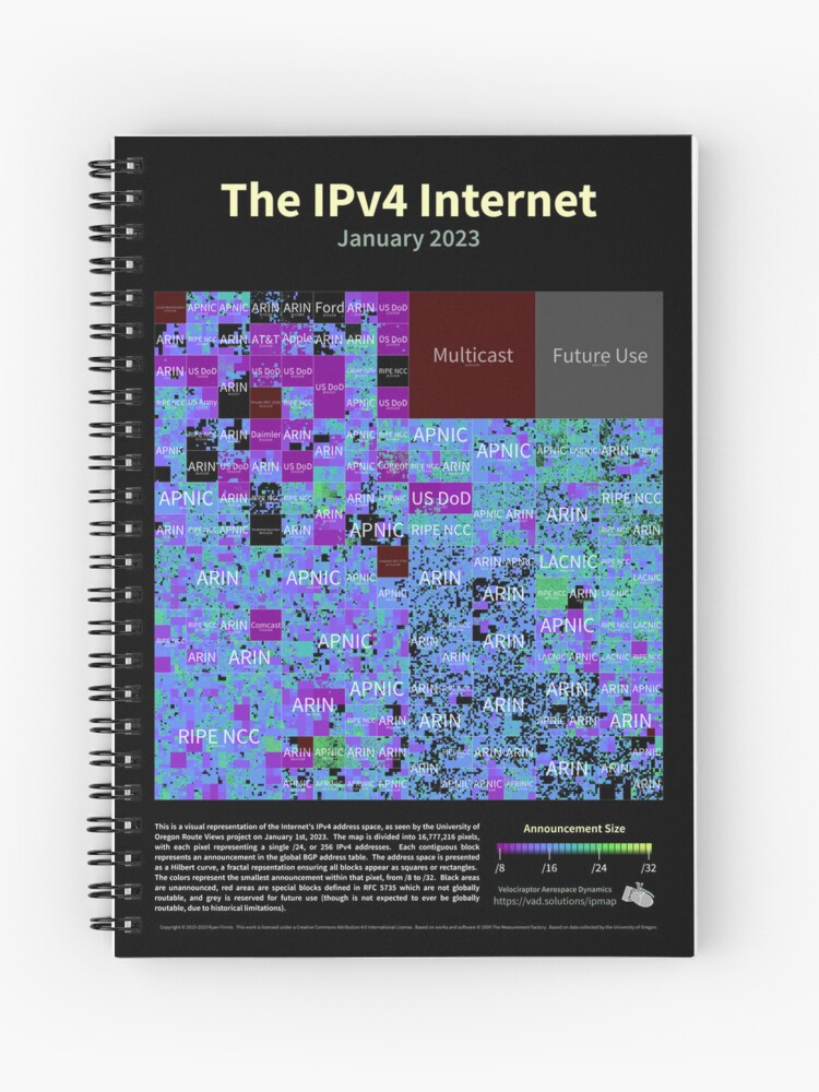 Thumbnail 1 of 3, Journal, The IPv4 Internet - January 2023 designed and sold by vadco.