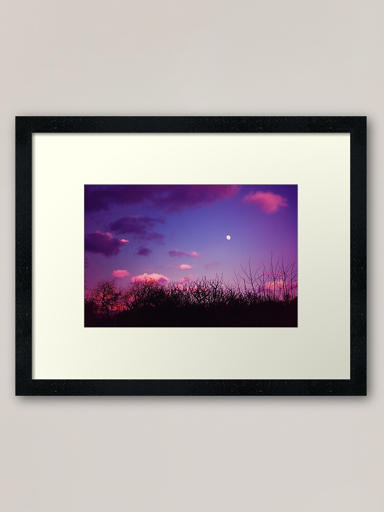 Thumbnail 1 of 7, Framed Art Print, Full Moon designed and sold by Mallorn.