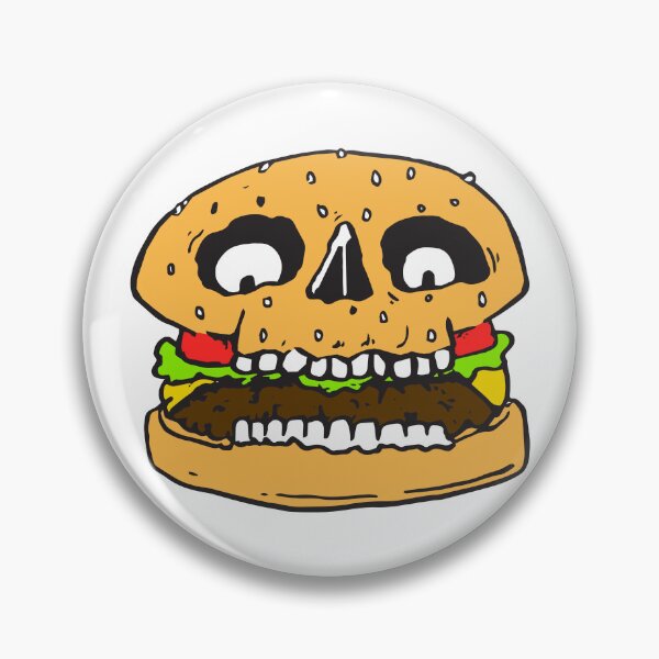 Item preview, Burger Skull designed and sold by Lithium-Ryan.