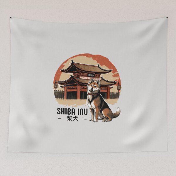 Item preview, Shiba inu japanese chinese dog designed and sold by ARTeez⭐️⭐️⭐️⭐️⭐️.