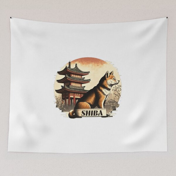 Item preview, Shiba inu japanese chinese dog  designed and sold by ARTeez⭐️⭐️⭐️⭐️⭐️.