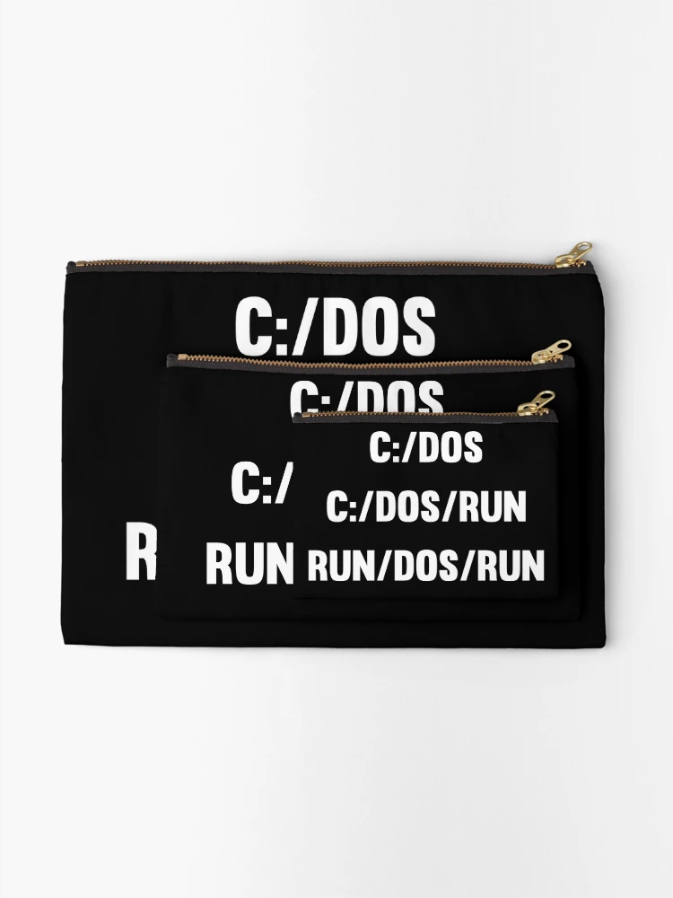 Thumbnail 2 of 4, Zipper Pouch, C:/DOS C:/DOS/RUN RUN/DOS/RUN designed and sold by denis90ch.