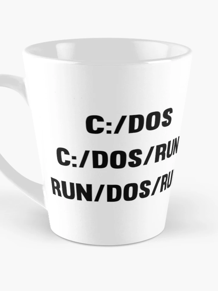 Thumbnail 3 of 4, Coffee Mug, C:/DOS C:/DOS/RUN RUN/DOS/RUN designed and sold by denis90ch.