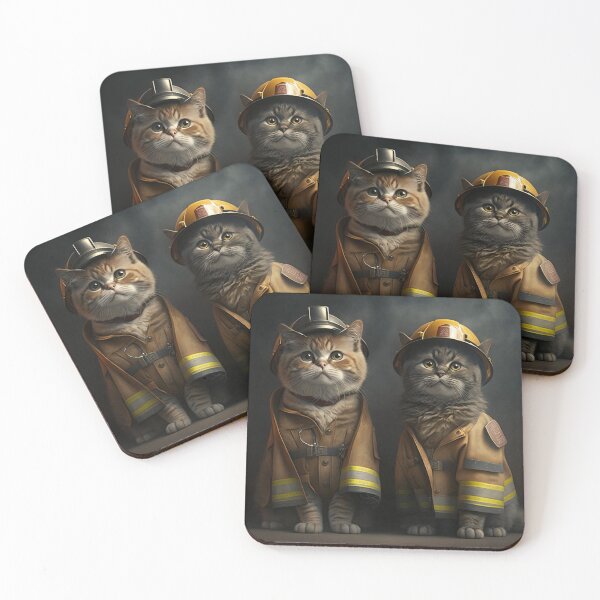 Item preview, Firefighter Cats designed and sold by Dannypryce.