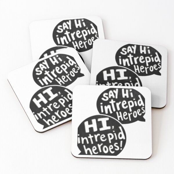 Item preview, "Say Hi Intrepid Heroes!  " "I_m sitting here with beans on my shirt - Gilear  "  designed and sold by nasyaloring23.