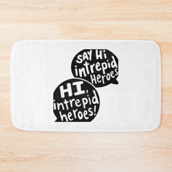 Item preview, "Say Hi Intrepid Heroes!  " "I_m sitting here with beans on my shirt - Gilear  "  designed and sold by nasyaloring23.