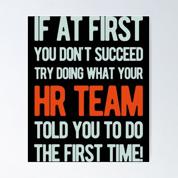 Item preview, Funny Human Resources HR   designed and sold by TempuVitae.