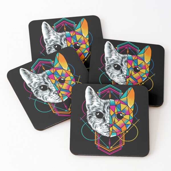 Item preview, Geometric Cat designed and sold by eggzoo.