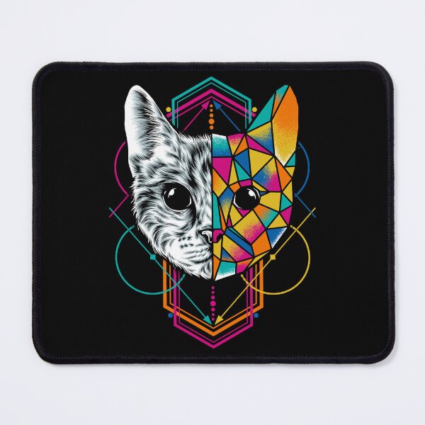 Item preview, Geometric Cat designed and sold by eggzoo.