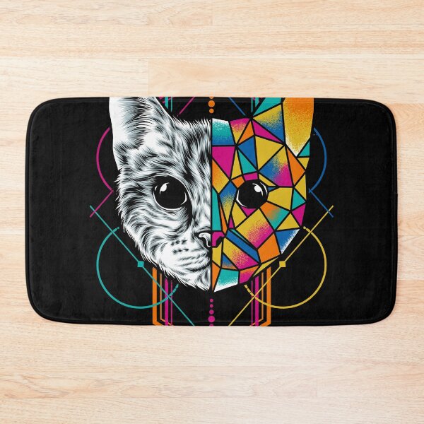 Item preview, Geometric Cat designed and sold by eggzoo.