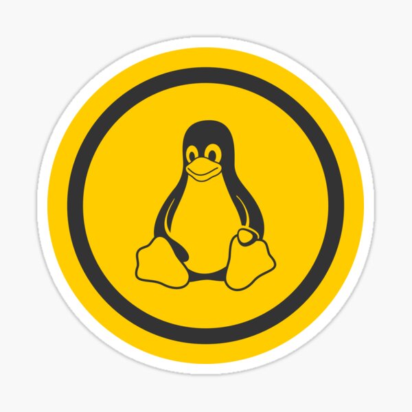 Item preview, linux operating system programming sticker designed and sold by developerfriday.