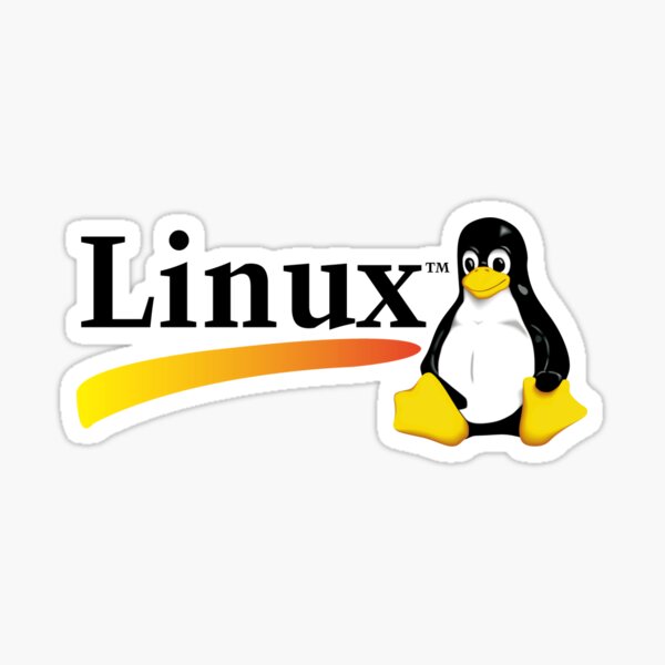 Item preview, linux operating system sticker designed and sold by developerfriday.