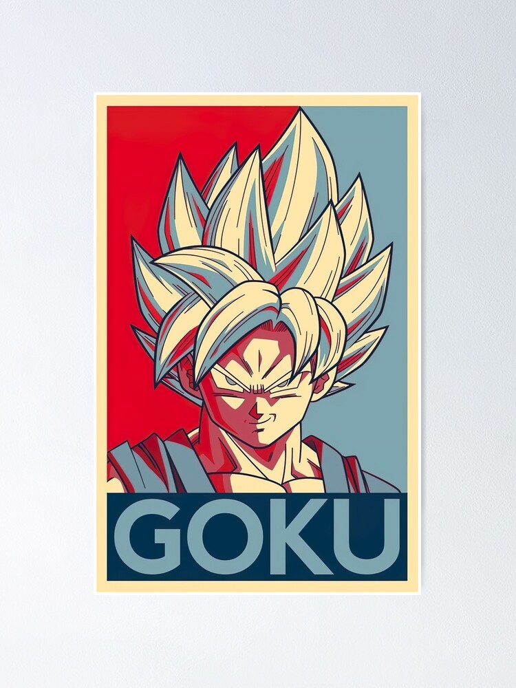 "Son Goku" Poster for Sale by Animechan100 Redbubble