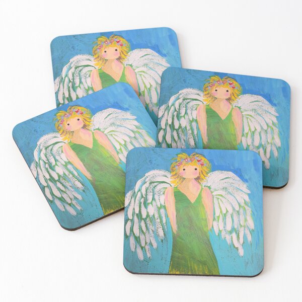Item preview, Abstract Angel in Green Dress  designed and sold by Brenda  Knoll.