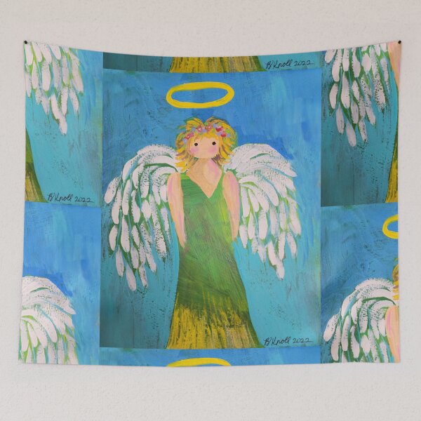 Item preview, Abstract Angel in Green Dress  designed and sold by Brenda  Knoll.