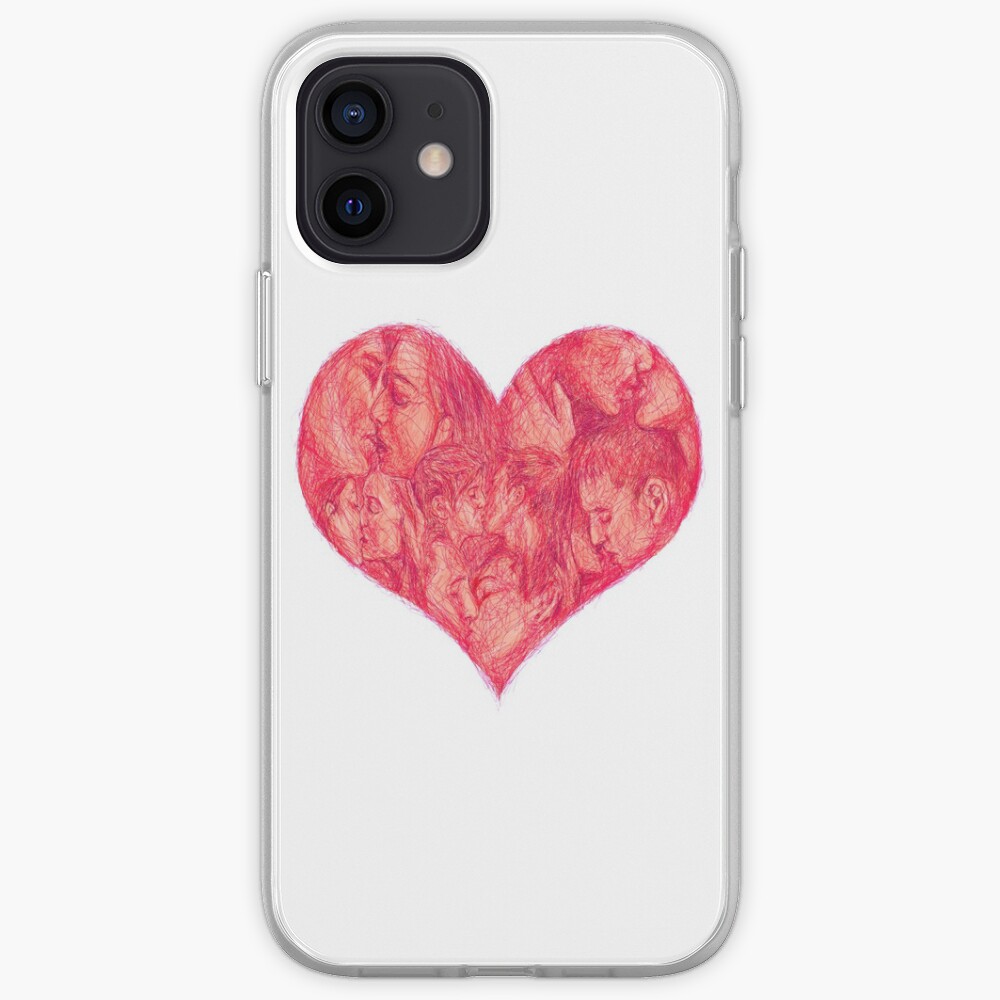 Kiss (White Background) iPhone Case & Cover