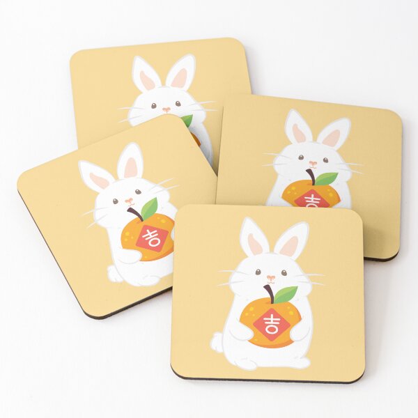 Item preview, Year of the Rabbit 2023 - Lucky Orange Rabbit  designed and sold by Lulupainting.