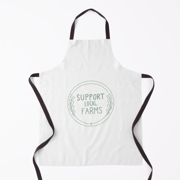 Item preview, support local farms (green) designed and sold by tree-huggrs.