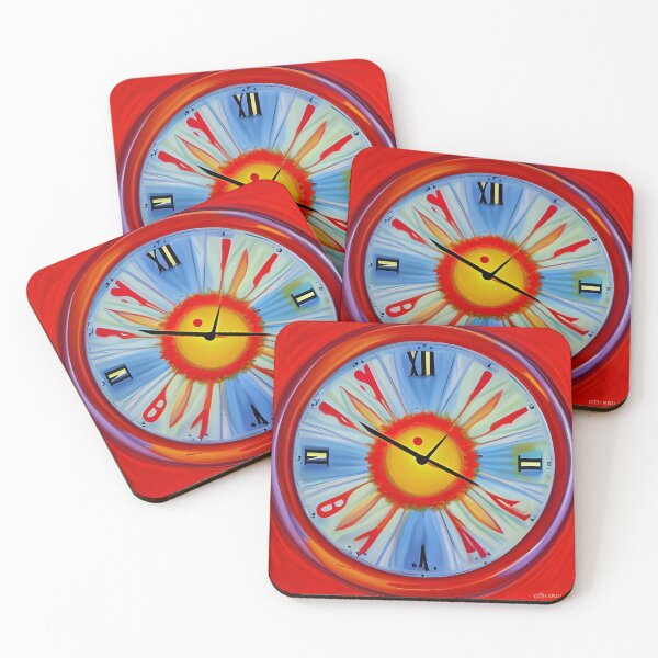 Item preview, Clock time, red clockwork designed and sold by REALDesign-Shop.
